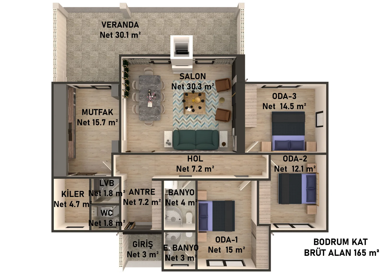 165M2 TEK KAT - 8
