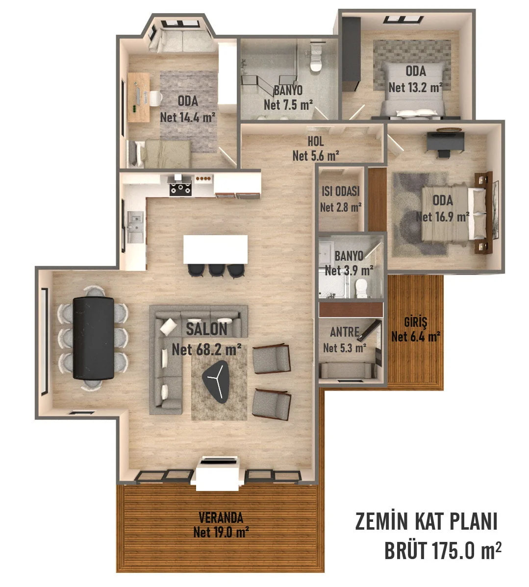 175M2 TEK KAT - 10